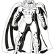 Magneto in his signature outfit.